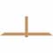 Ekena Millwork Eugene Smooth Timber Gable Bracket, Western Red Cedar, 96"W x 36"H x 5 1/2"D x 5 1/2"F, 9/12 Pitch GBW096X36X0606EUG00SWR - alternate 1